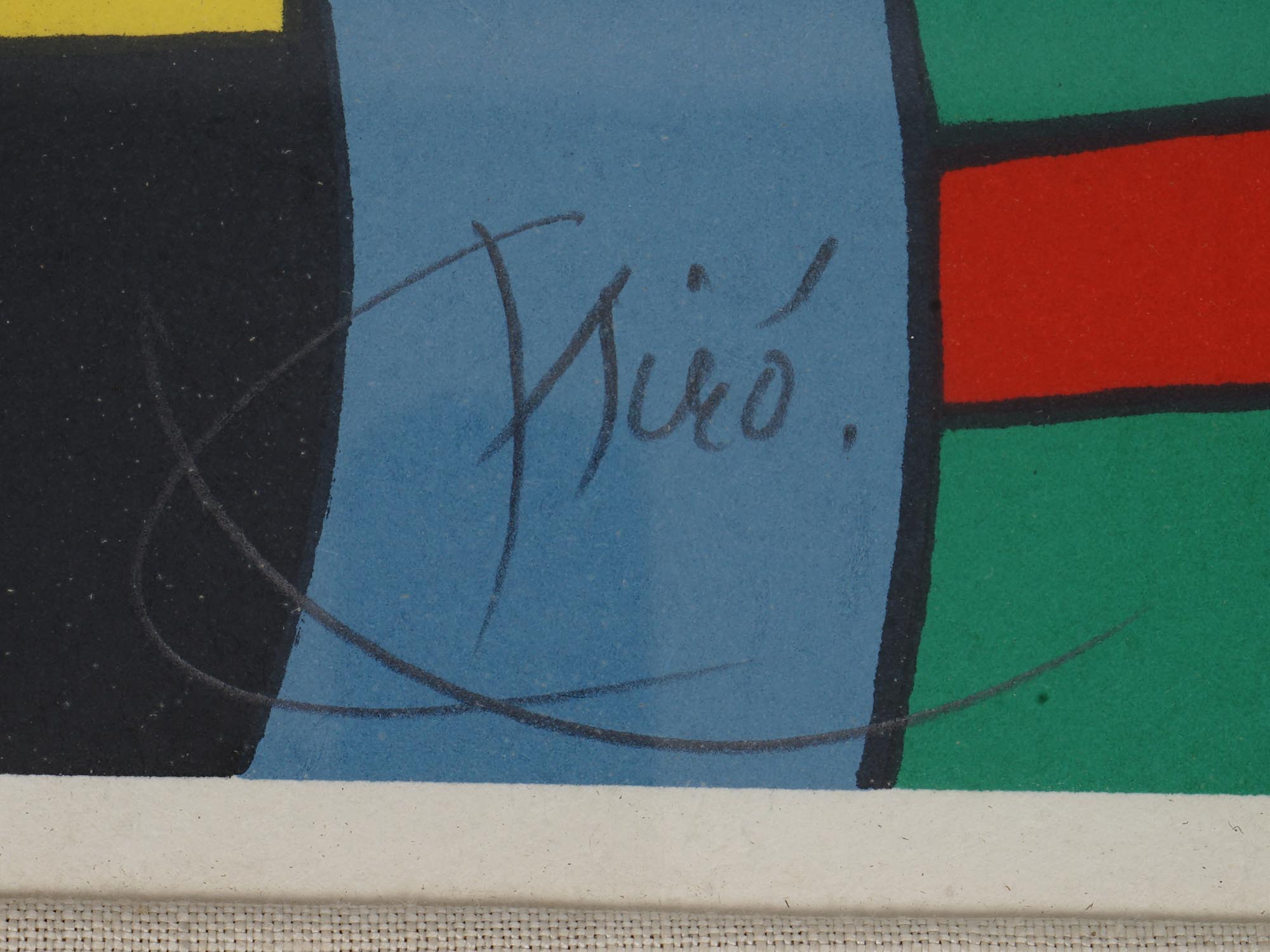 ORIGINAL HAND SIGNED LITHOGRAPH BY JOAN MIRO PIC-5